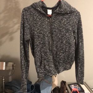 Abercrombie and Fitch grey zip up
